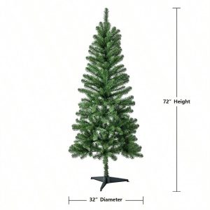 6' Wesley Pine Green Artificial Christmas Tree Green